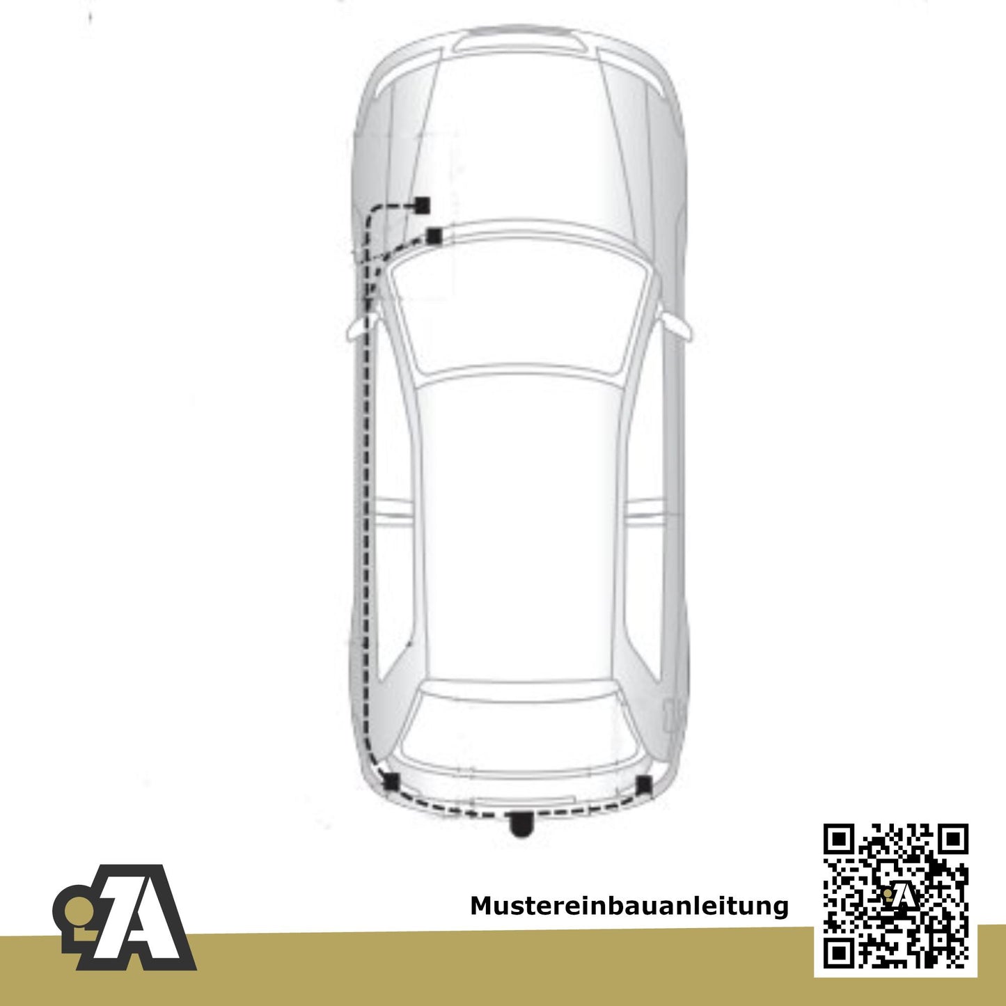 VW Passat B5 Limousine 4-Türer (Limousine) 11.2000-02.2005 3BG BRiNK Anhängerkupplung mit JAEGER Elektrosatz