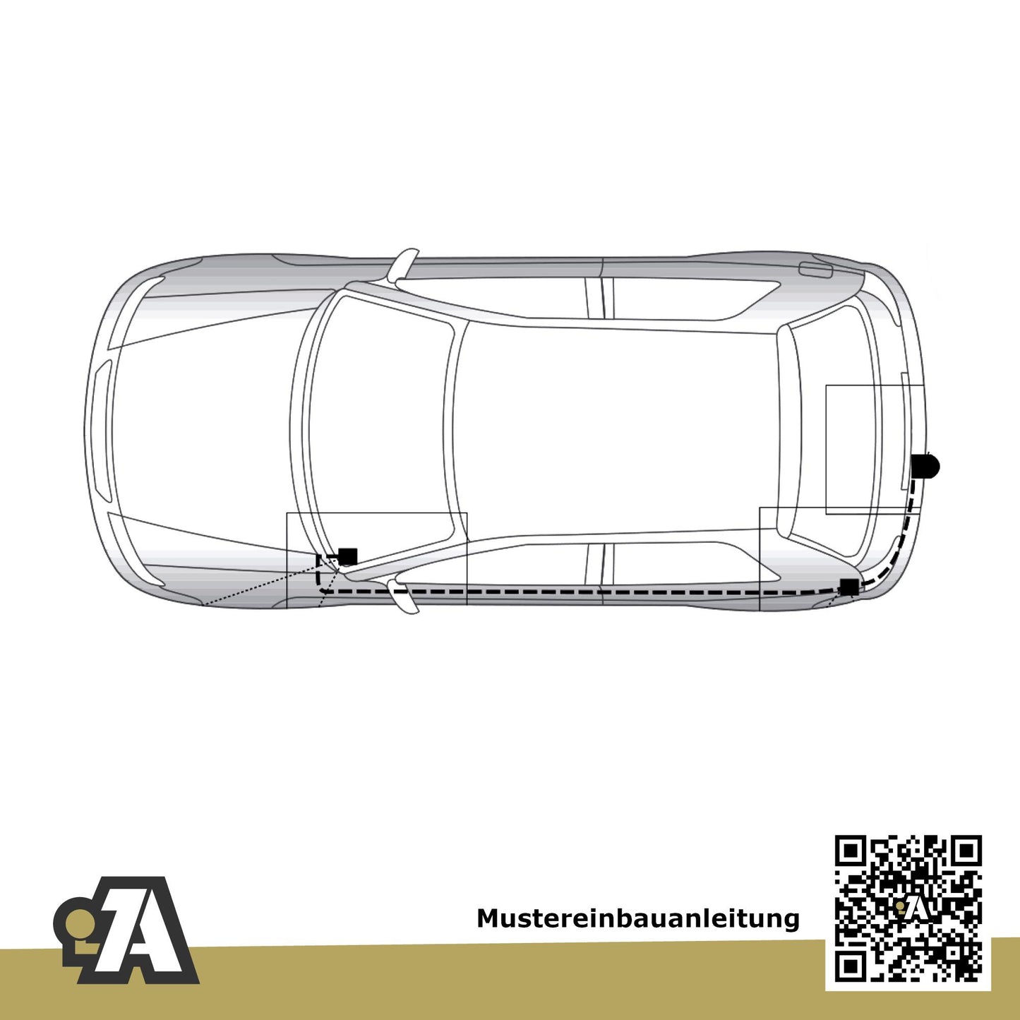 VW Tiguan I 5-Türer (SUV) 11.2007-03.2016 5N BRiNK Anhängerkupplung mit JAEGER Elektrosatz