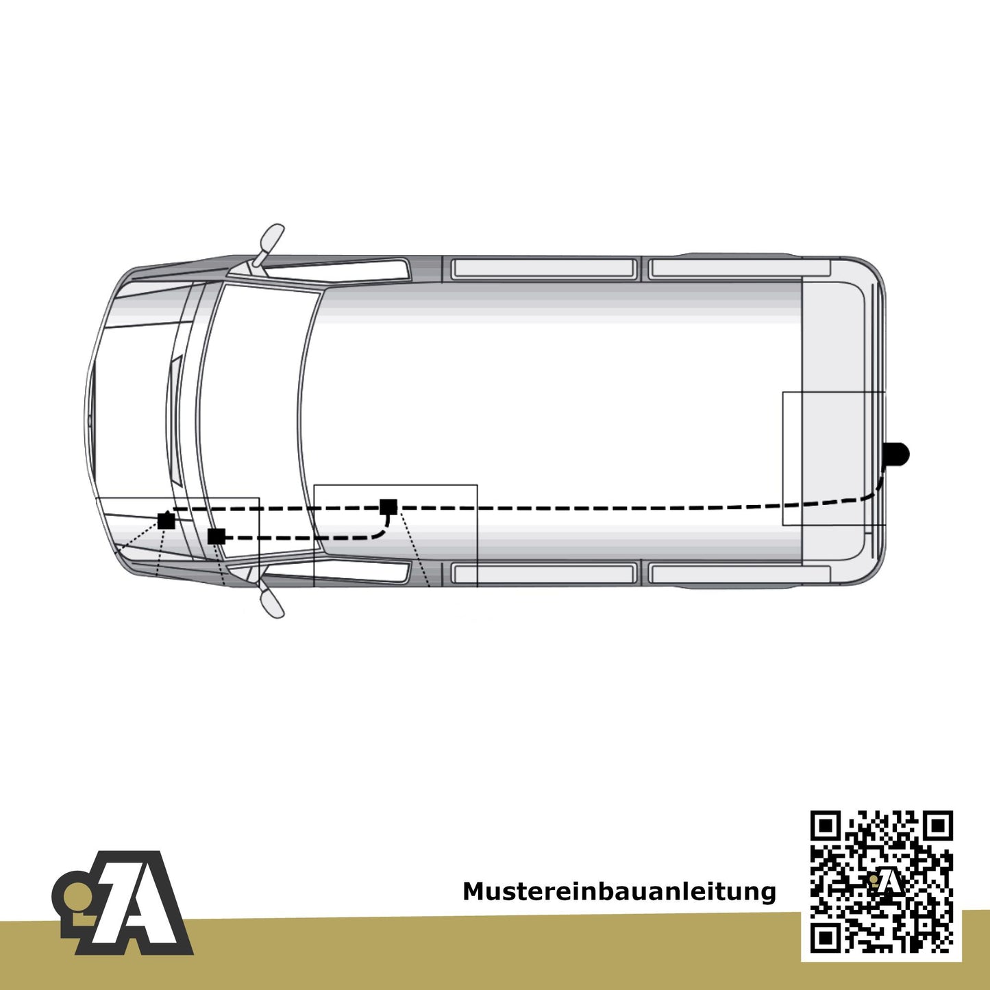 VW T6.1 Bus / Kasten 11.2019-12.2024 S_ BRiNK Anhängerkupplung mit JAEGER Elektrosatz