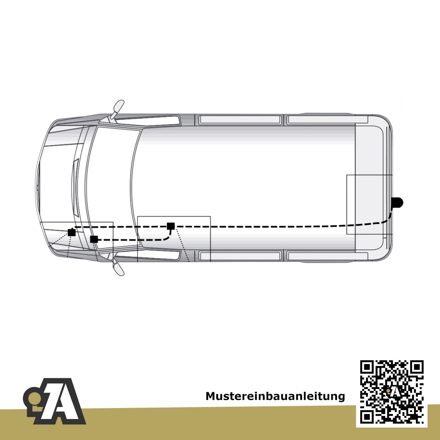 VW T6.1 Bus / Kasten 11.2019-12.2024 S_ BRiNK Anhängerkupplung mit JAEGER Elektrosatz