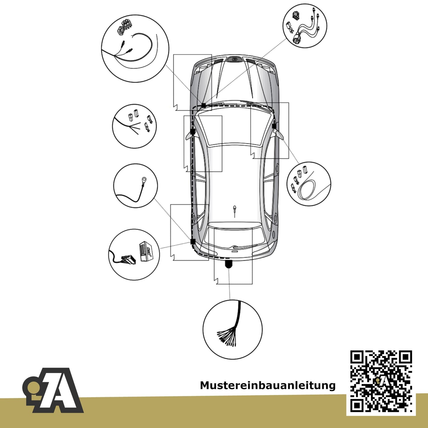 Seat Ibiza 3/5-Türer (Fließheck) 07.2008-07.2015 6J1 / 6J5 BRiNK Anhängerkupplung mit JAEGER Elektrosatz