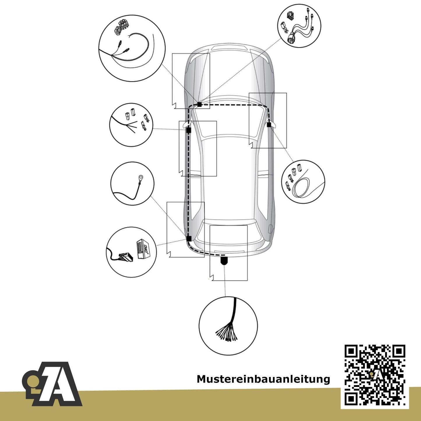 Skoda Roomster 5-Türer (Hochdachkombi) 06.2010-04.2015 5J BRiNK Anhängerkupplung mit JAEGER Elektrosatz