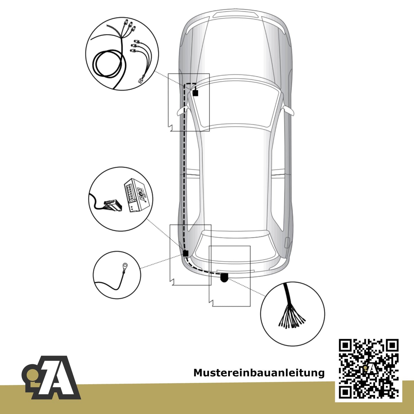 VW Tiguan I 5-Türer (SUV) 11.2007-03.2016 5N BRiNK Anhängerkupplung mit JAEGER Elektrosatz