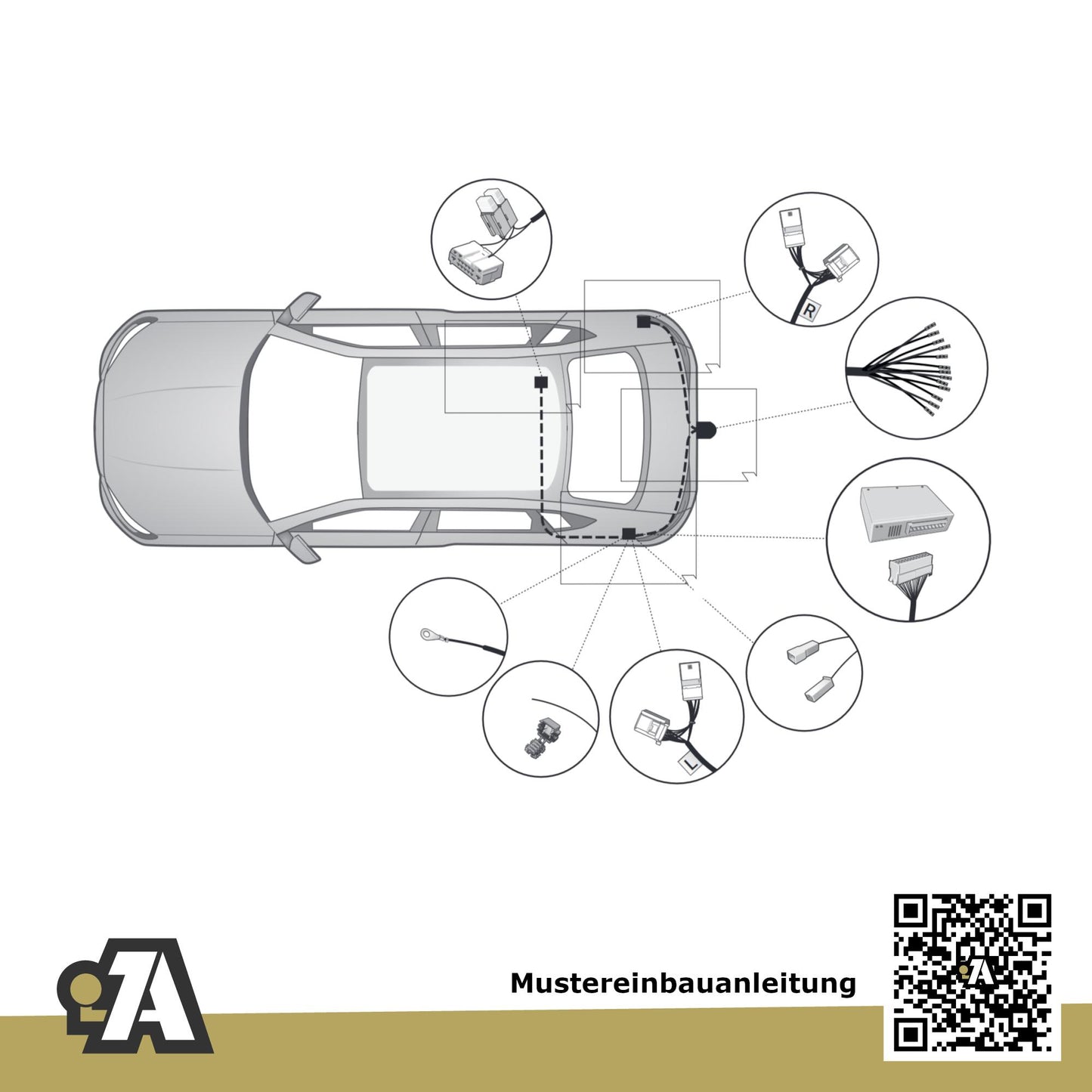 BYD Seal 5-Türer (SUV) ab 12.2023 BRiNK Anhängerkupplung mit JAEGER Elektrosatz