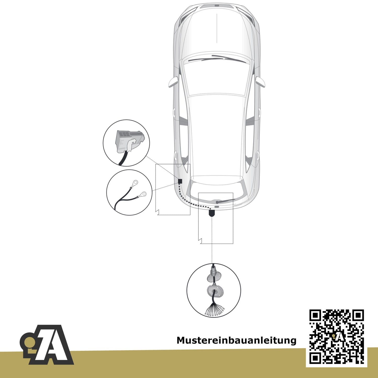 Cupra Formentor 5-Türer (SUV) ab 10.2020 KM7 BRiNK Anhängerkupplung mit JAEGER Elektrosatz