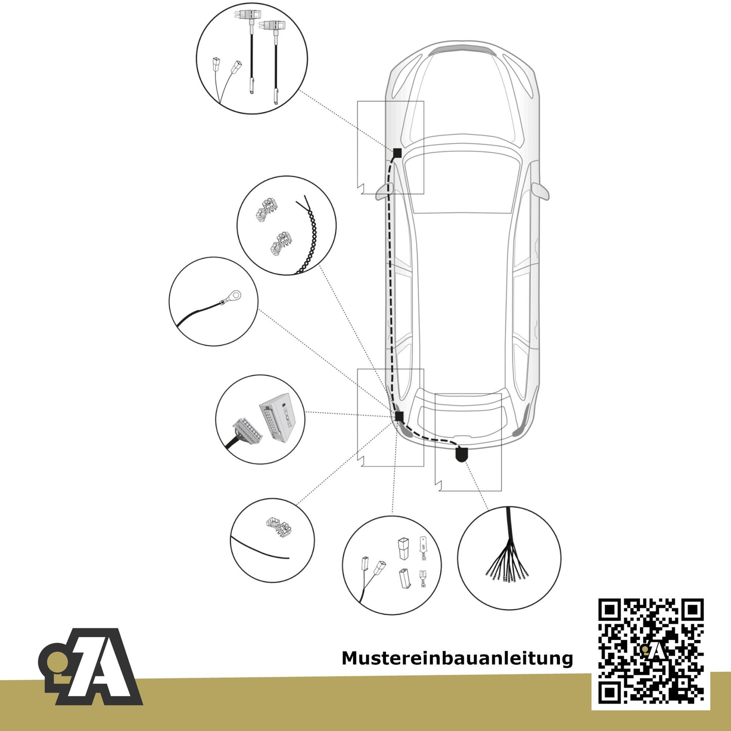 Hyundai Tucson 5-Türer (SUV) 05.2015-06.2018 TLE BRiNK Anhängerkupplung mit JAEGER Elektrosatz