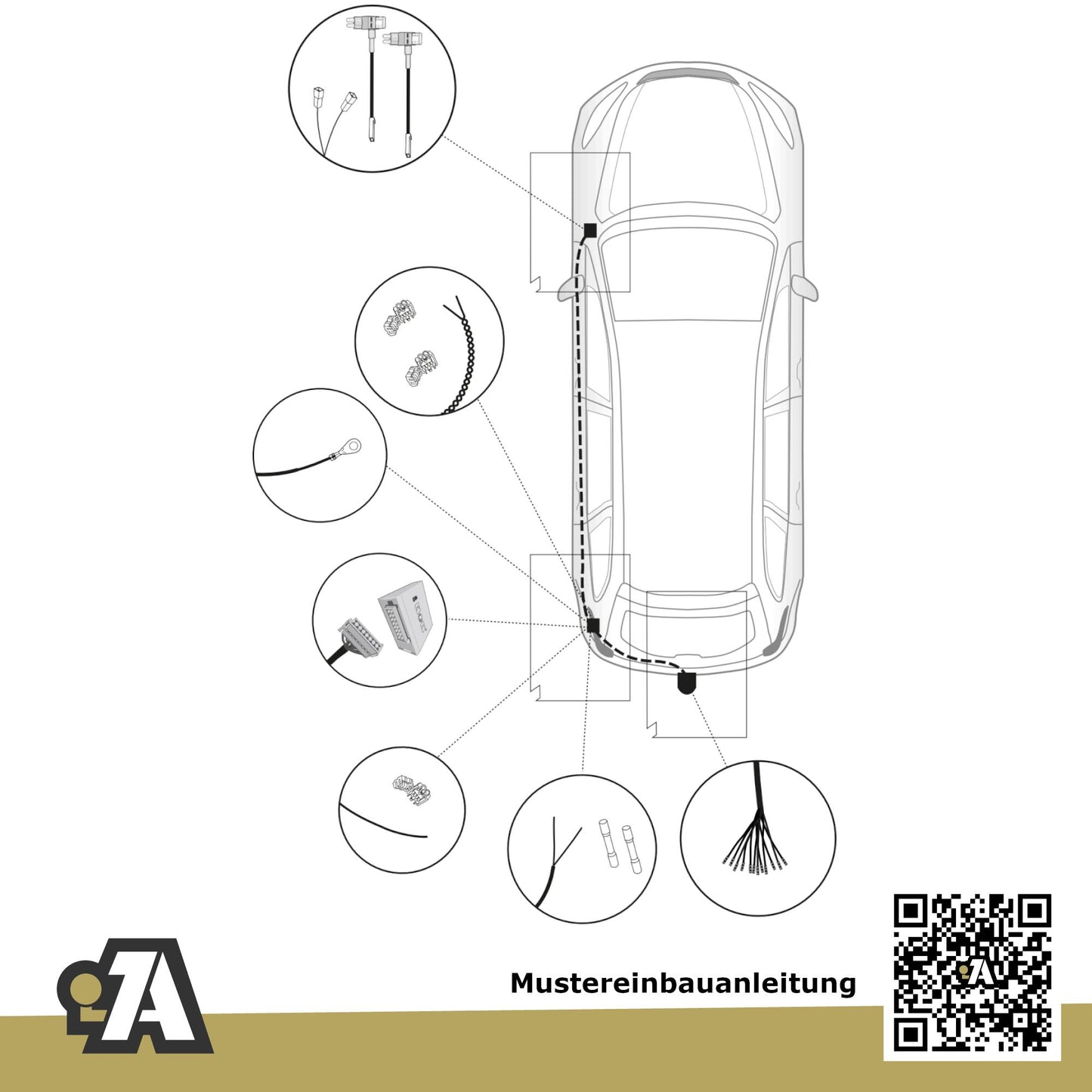 Hyundai Tucson 5-Türer (SUV) 05.2015-06.2018 TLE BRiNK Anhängerkupplung mit JAEGER Elektrosatz
