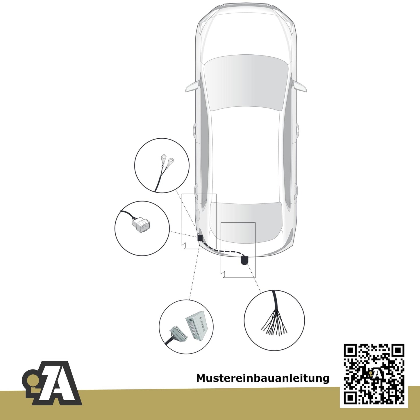 Hyundai Ioniq 5 5-Türer (Kombilimousine) 05.2021-07.2024 NE BRiNK Anhängerkupplung mit JAEGER Elektrosatz