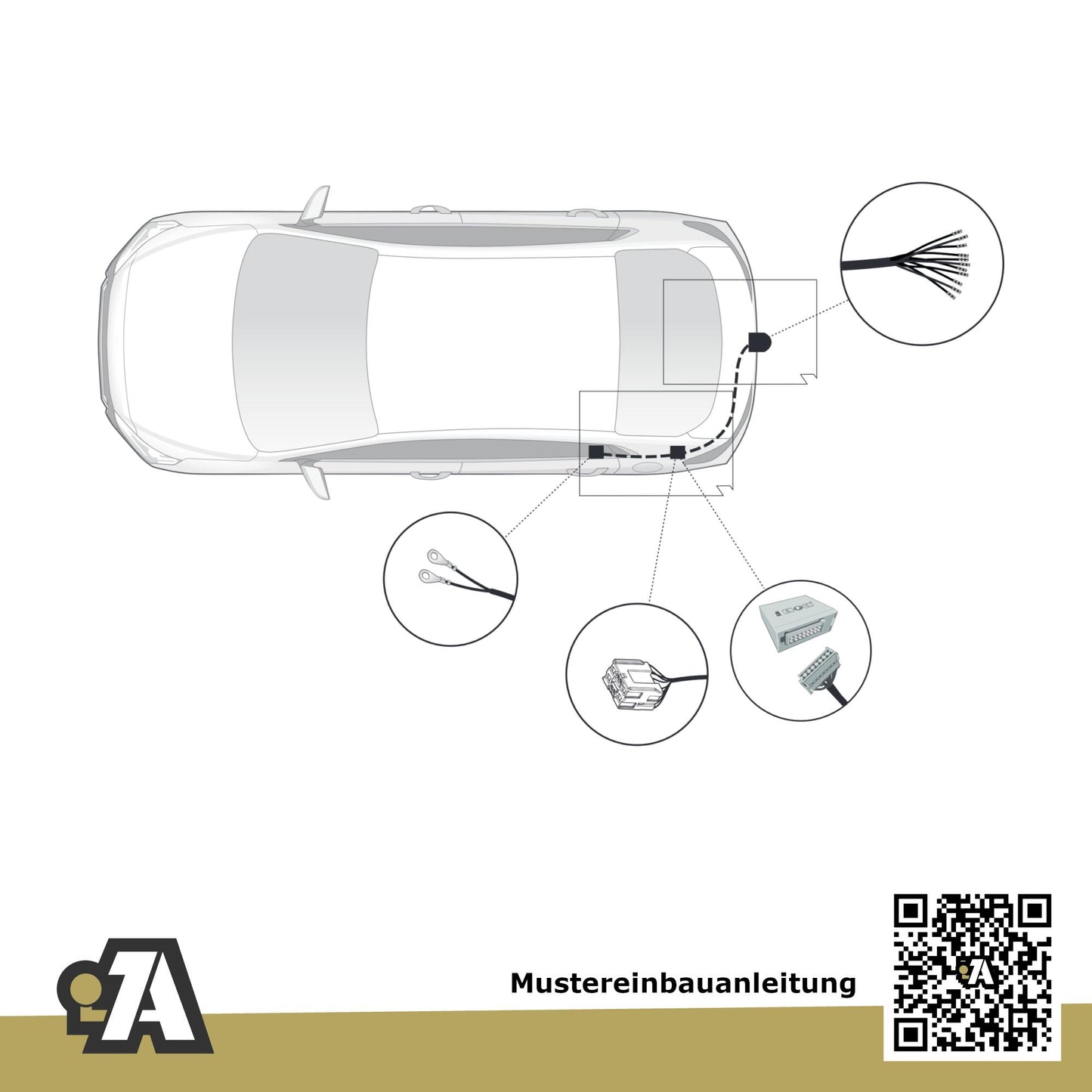 Hyundai Tucson 5-Türer (SUV) ab 05.2024 NX4 BRiNK Anhängerkupplung mit JAEGER Elektrosatz
