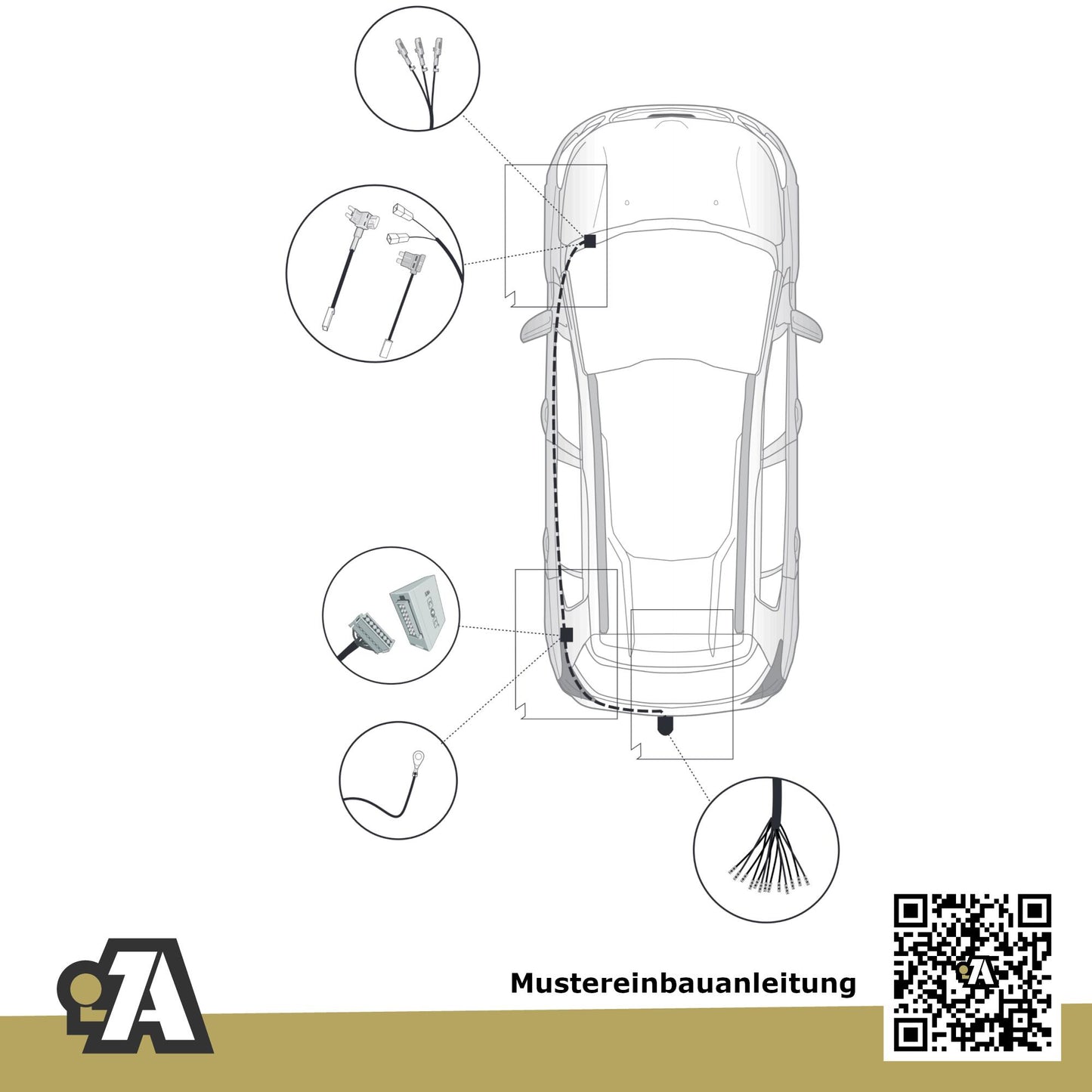 Jeep Avenger 5-Türer (SUV) ab 06.2023 J2 BRiNK Anhängerkupplung mit JAEGER Elektrosatz
