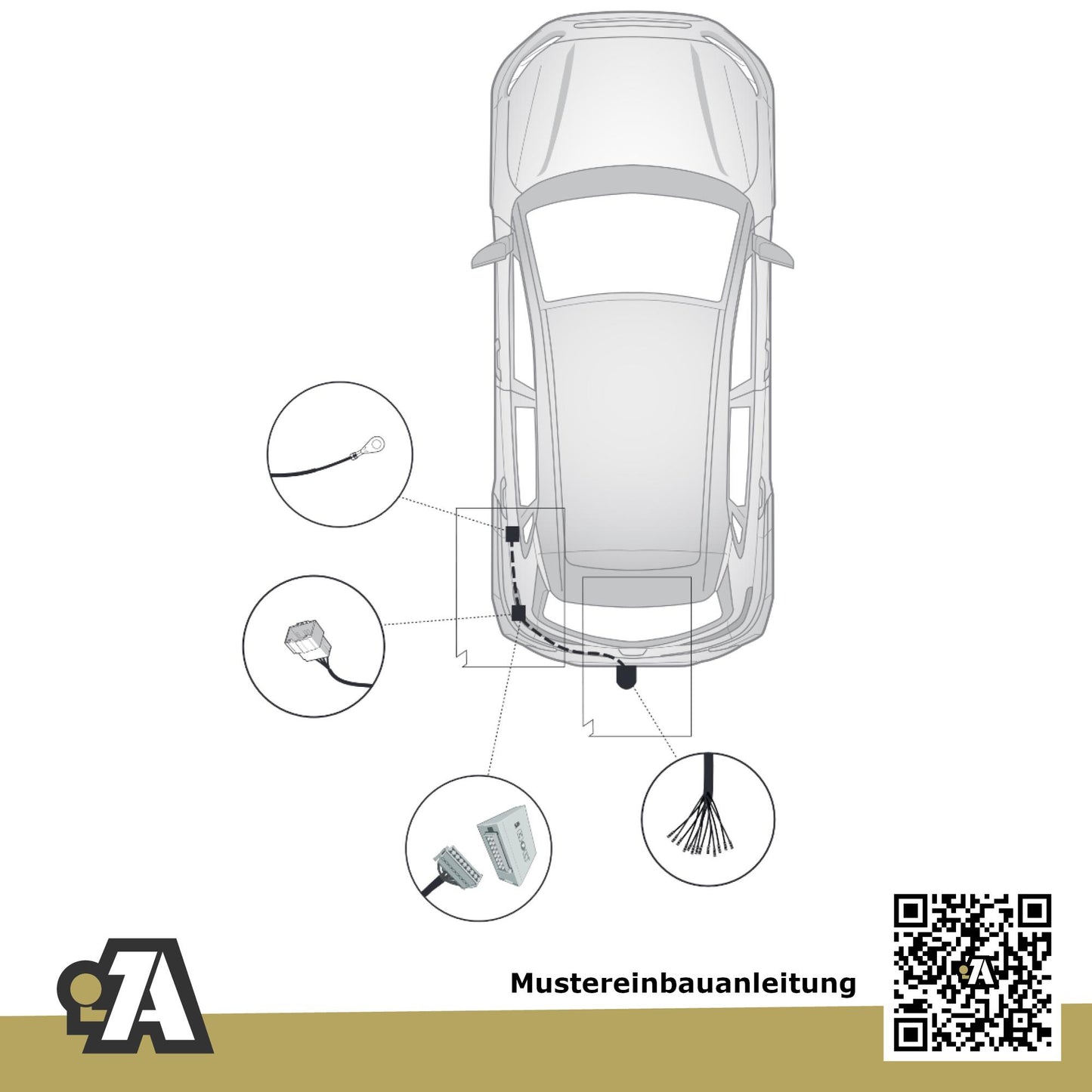Kia e-Soul 5-Türer (Steilheck) ab 11.2020 SK3 BRiNK Anhängerkupplung mit JAEGER Elektrosatz
