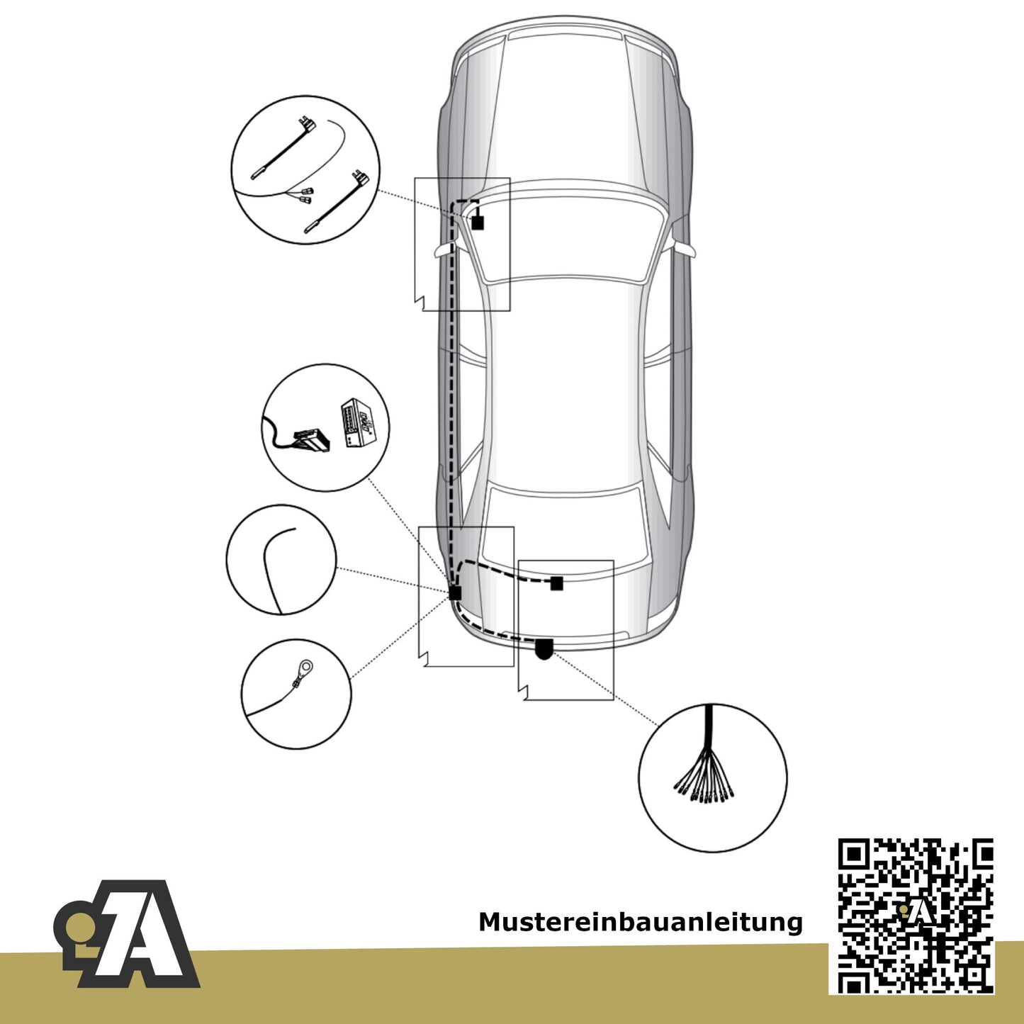 Chevrolet Cruze 5-Türer (Kombi) ab 06.2012 J308 BRiNK Anhängerkupplung mit JAEGER Elektrosatz