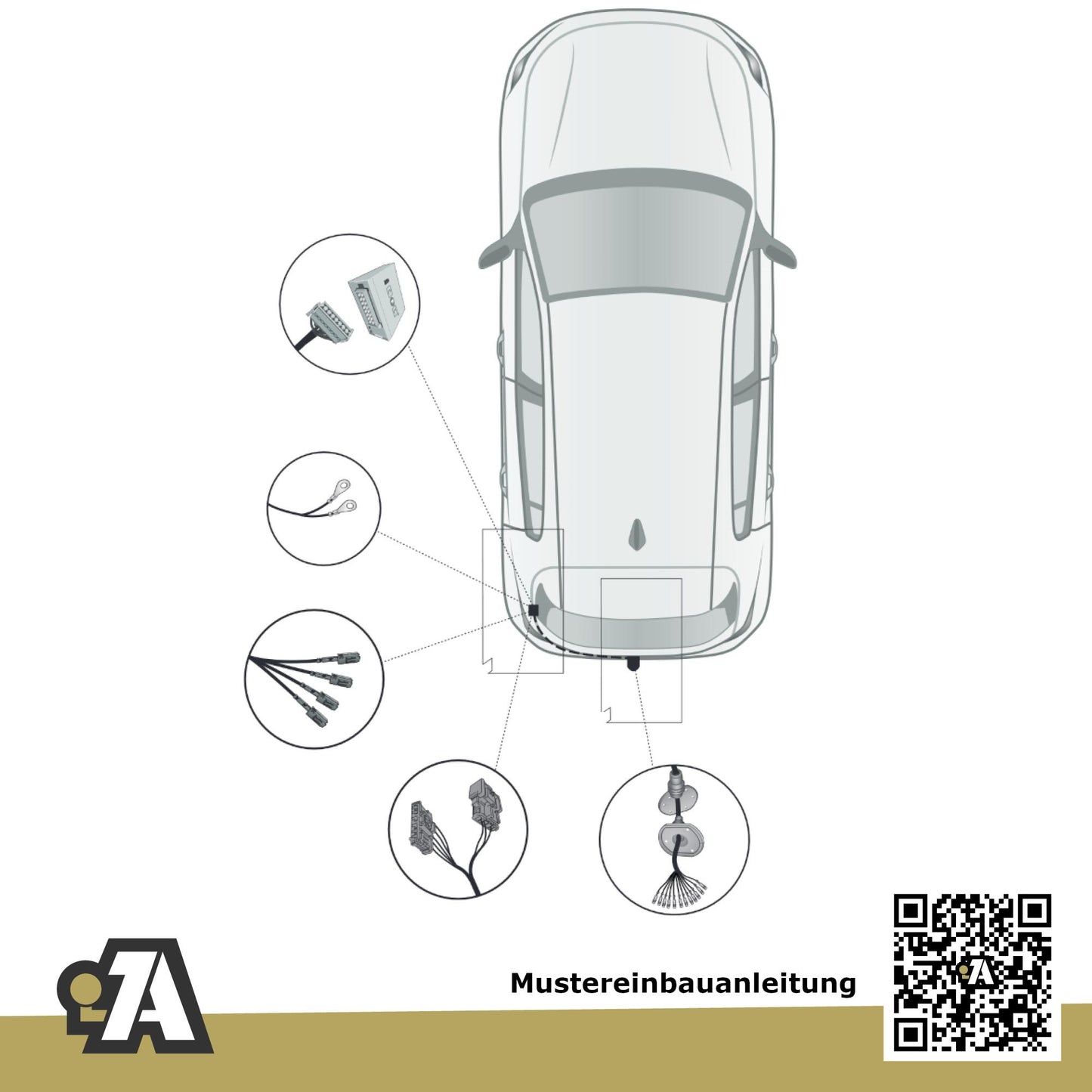 Peugeot 308 SW 5-Türer (Kombi) ab 02.2022 F_/P51 BRiNK Anhängerkupplung mit JAEGER Elektrosatz