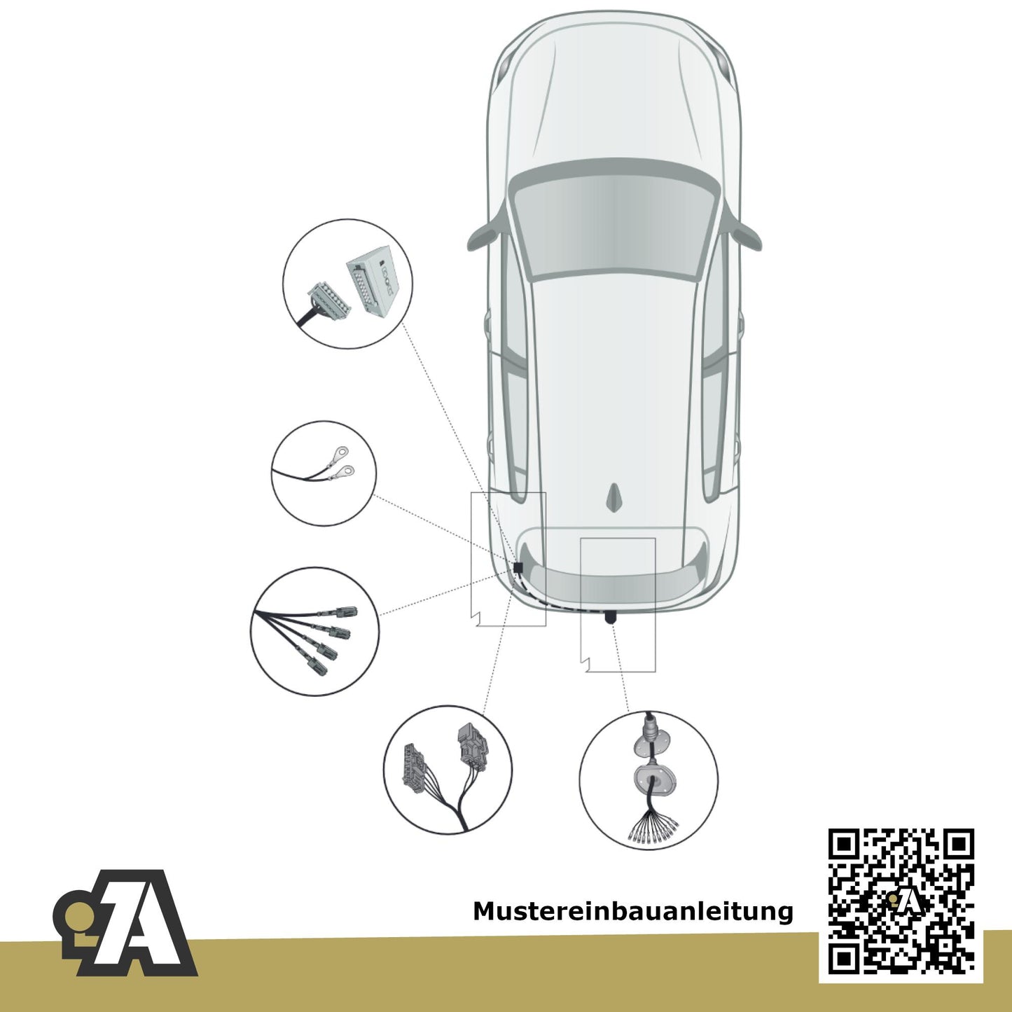 Peugeot 308 5-Türer (Fließheck) ab 02.2022 BRiNK Anhängerkupplung mit JAEGER Elektrosatz