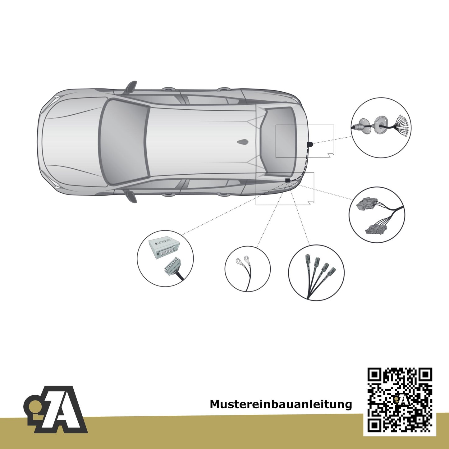 Peugeot 408 5-Türer (SUV) ab 10.2022 F3 / FP BRiNK Anhängerkupplung mit JAEGER Elektrosatz
