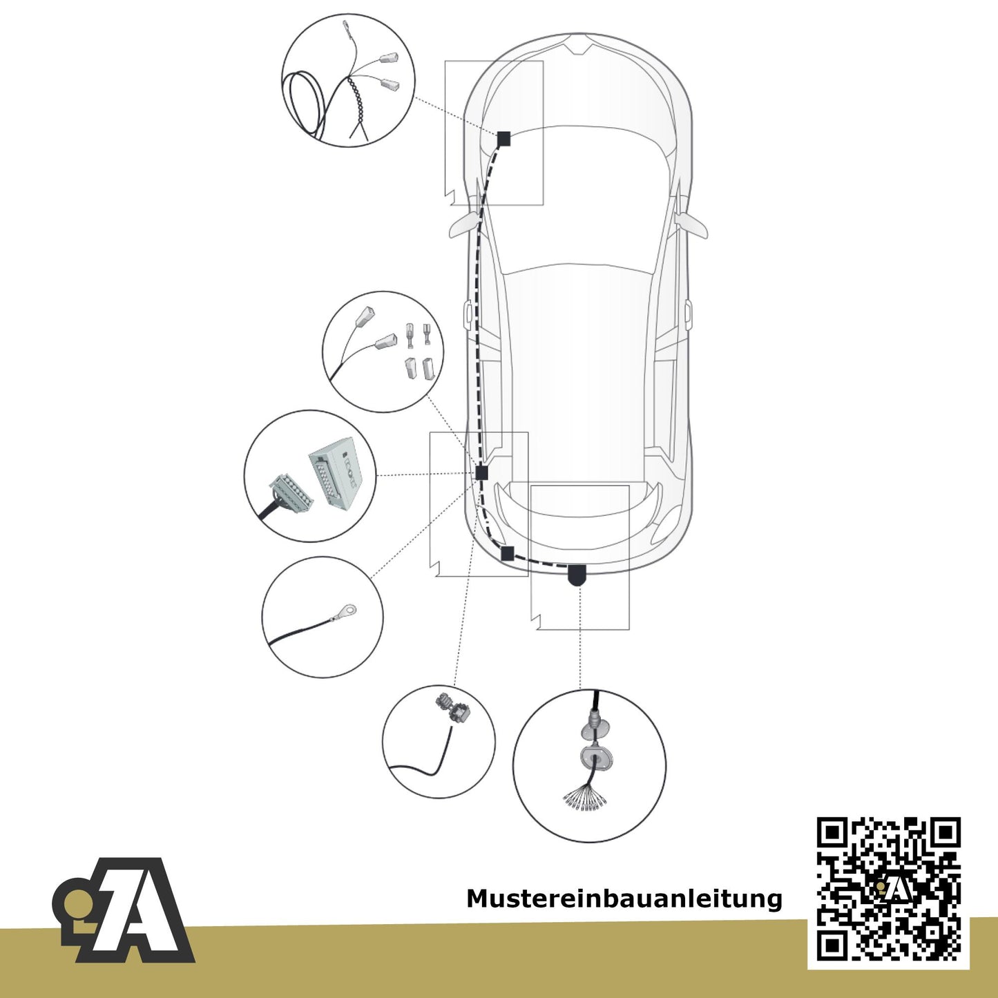 Renault Megane Grandtour 5-Türer (Kombi) ab 05.2020 K9A/M/N_ BRiNK Anhängerkupplung mit JAEGER Elektrosatz