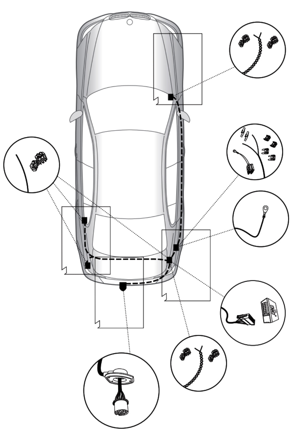 Westfalia Anhängerkupplung abnehmbar Inkl. E-Satz - BMW 3er E90 03.2005-02.2012