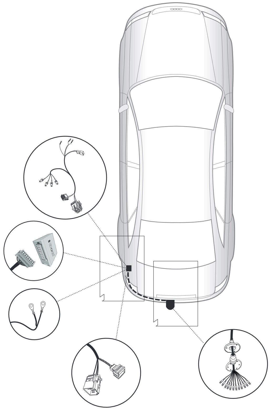 Westfalia Anhängerkupplung starr Inkl. E-Satz - Audi A4 B9 ab 11.2015