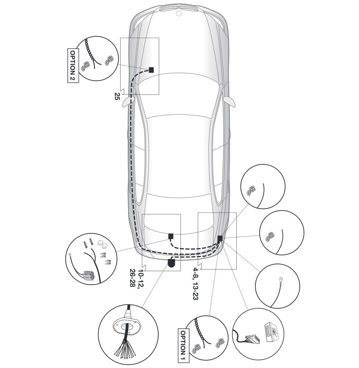 Westfalia Anhängerkupplung abnehmbar Inkl. E-Satz - BMW 5er F11 03.2014-01.2017