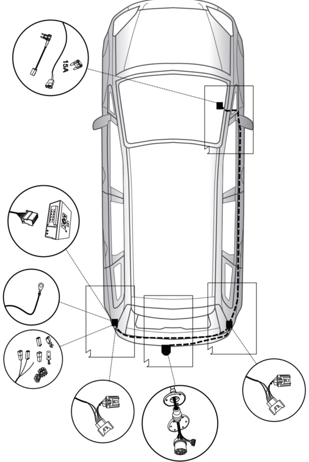 Westfalia Anhängerkupplung abnehmbar Inkl. E-Satz - Ford B-Max 11.2012-09.2017