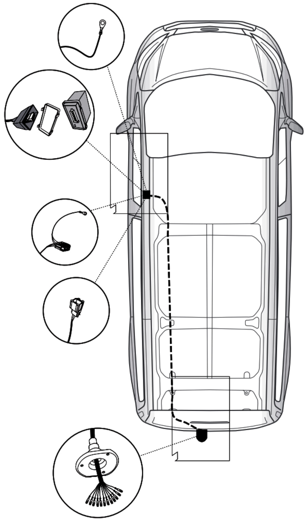 Westfalia Anhängerkupplung starr Inkl. E-Satz - Ford Transit/Tourneo Custom 01.2013-05.2016