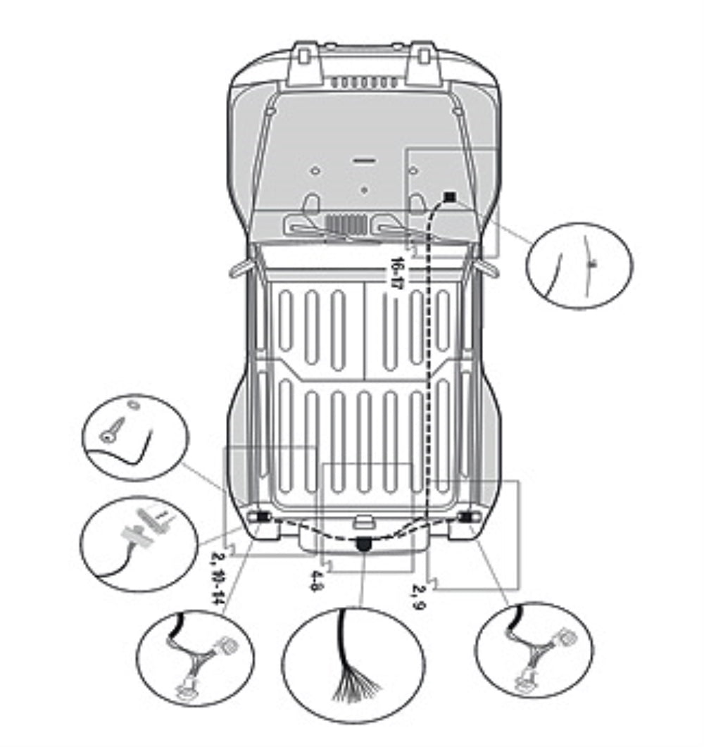 Brink Anhängerkupplung abnehmbar Inkl. E-Satz - Jeep Wrangler 04.2007-07.2018