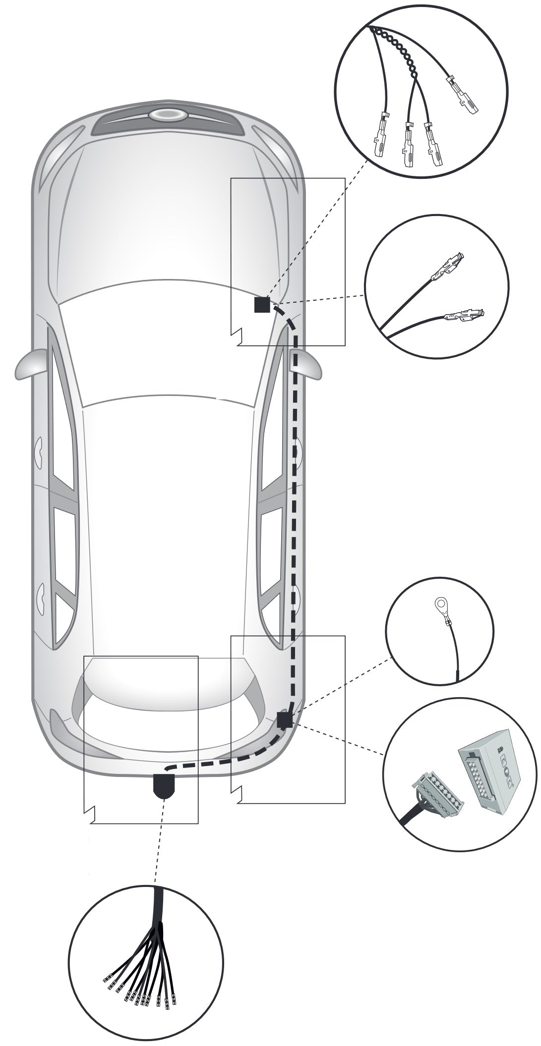 Brink Anhängerkupplung abnehmbar Inkl. E-Satz - Mercedes A-Klasse ab 05.2018