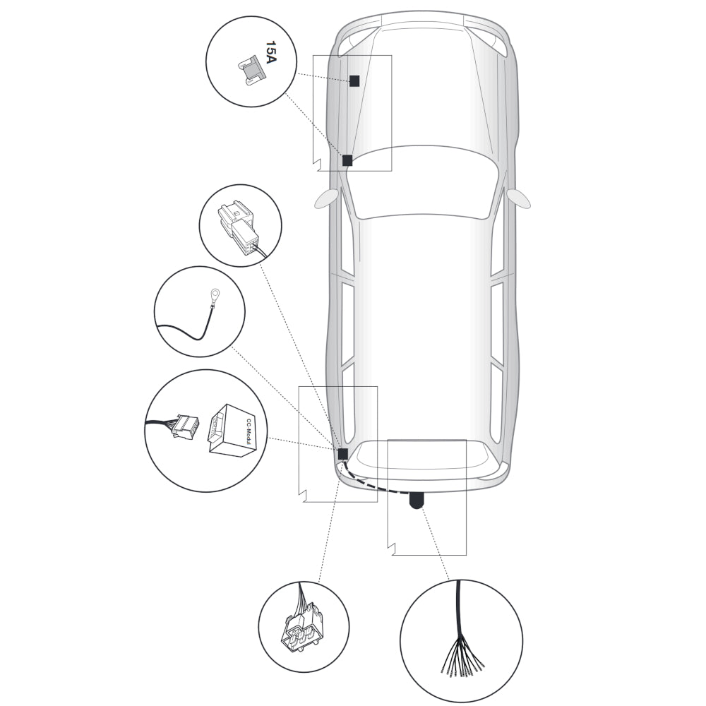 Westfalia Anhängerkupplung abnehmbar Inkl. E-Satz - Nissan X-Trail 08.2017-08.2022