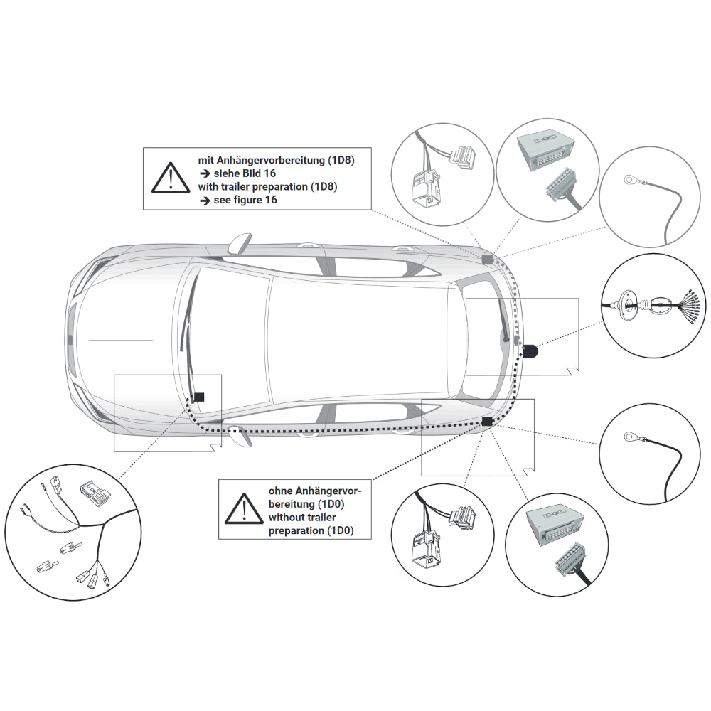 Westfalia Anhängerkupplung abnehmbar Inkl. E-Satz - Skoda Karoq ab 09.2017