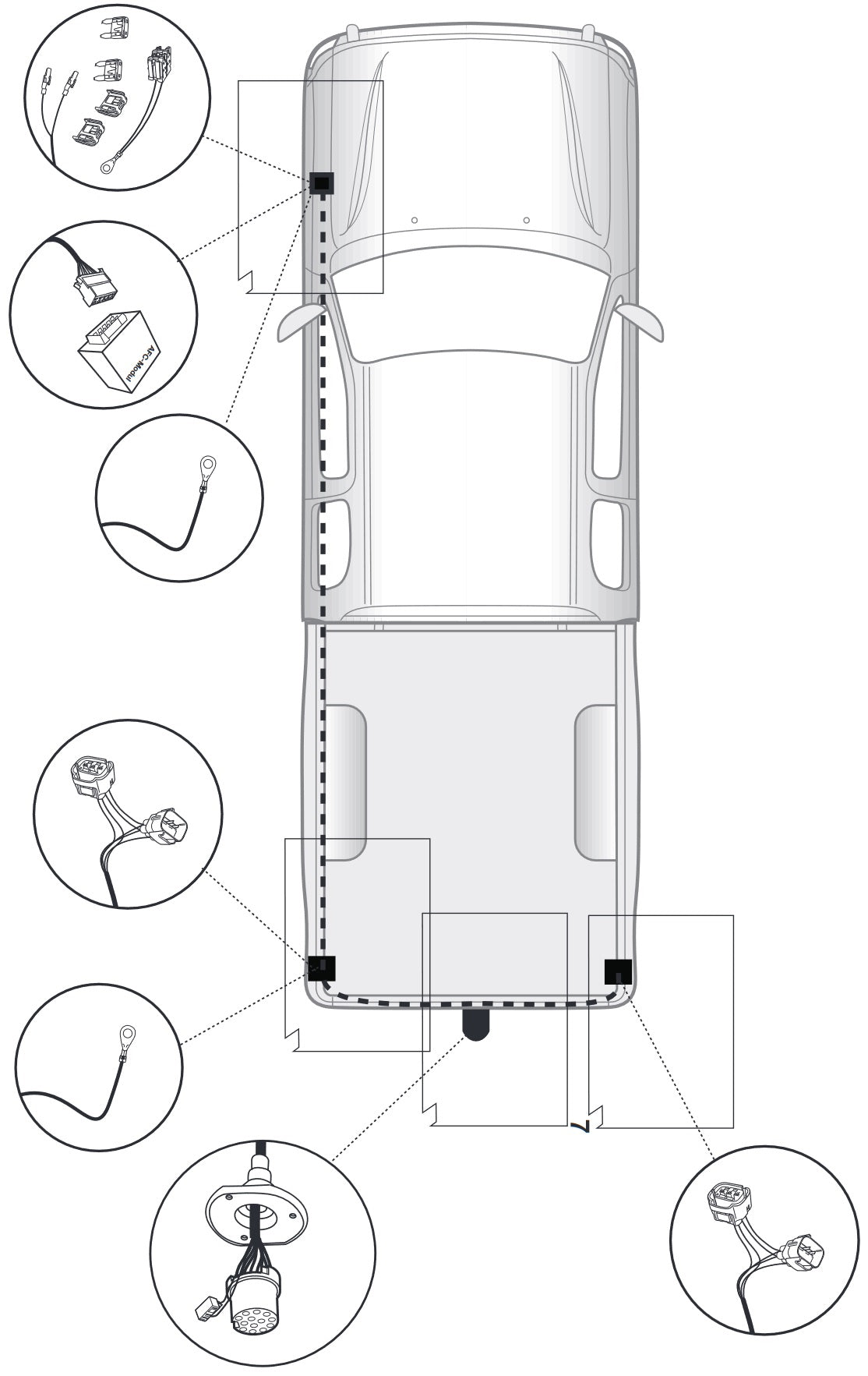 Brink Anhängerkupplung starr Inkl. E-Satz - Toyota Hilux VII 11.2010-12.2015