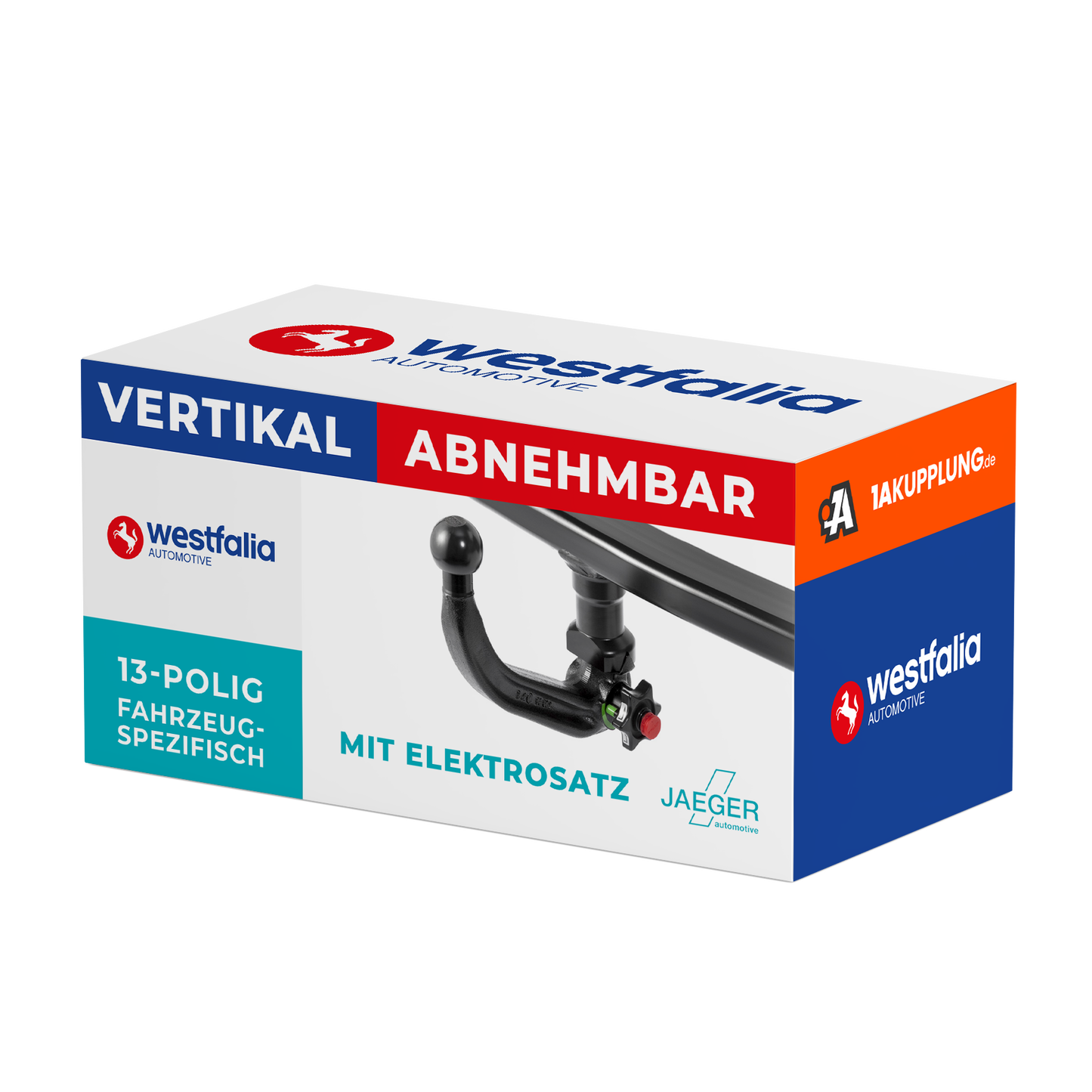 Westfalia Anhängerkupplung abnehmbar Inkl. E-Satz - Jeep Renegade ab 10.2014