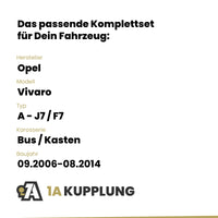 Opel Vivaro Bus / Kasten 09.2006-08.2014 A - J7 / F7 ORIS Anhängerkupplung mit JAEGER Elektrosatz