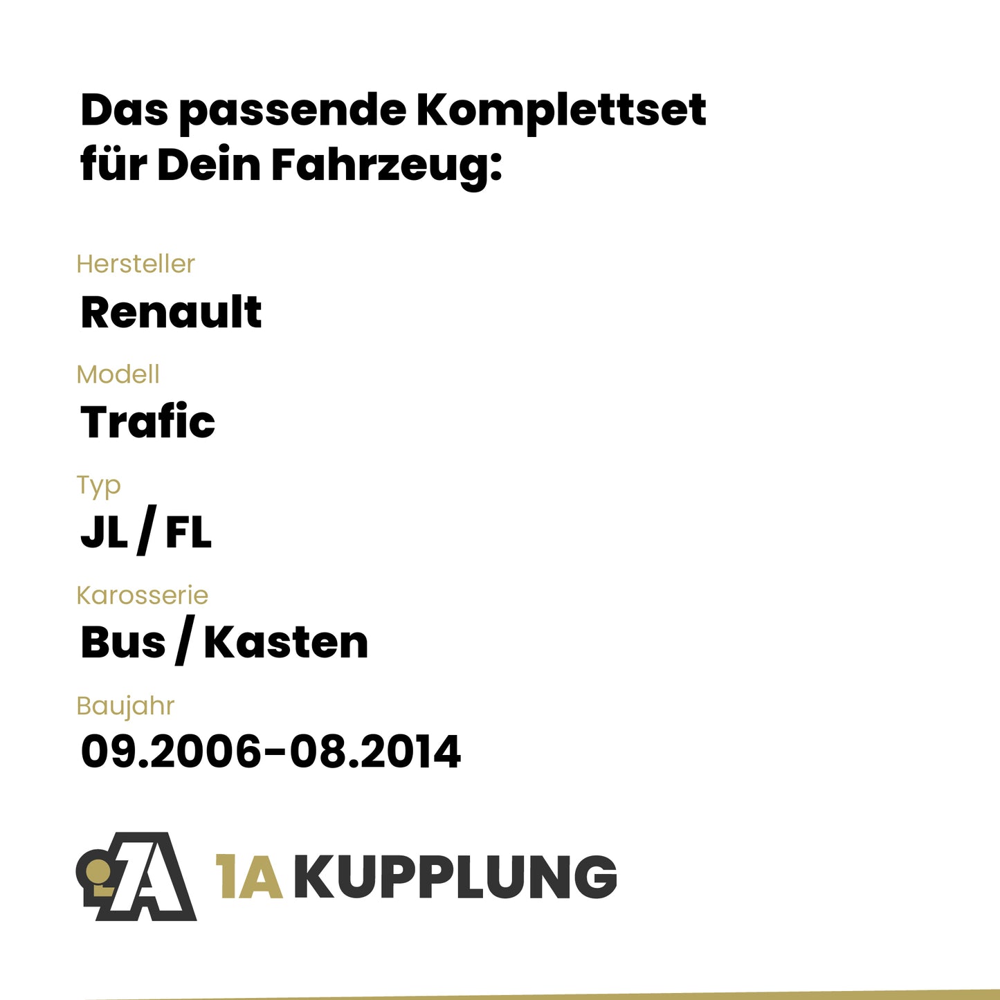 Renault Trafic Bus / Kasten 09.2006-08.2014 JL / FL ORIS Anhängerkupplung mit JAEGER Elektrosatz
