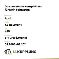Audi A6 C6 Avant 5-Türer (Avant) 03.2005-09.2011 4F5 Westfalia-Automotive mit JAEGER Elektrosatz