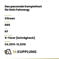 Citroen DS5 5-Türer (Schrägheck) 04.2015-12.2018 KF Westfalia-Automotive mit JAEGER Elektrosatz