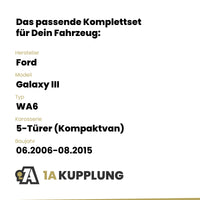 Ford Galaxy III 5-Türer (Kompaktvan) 06.2006-08.2015 WA6 Westfalia-Automotive mit JAEGER Elektrosatz