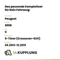 Peugeot 2008 5-Türer (Crossover-SUV) 06.2013-12.2019 C Westfalia-Automotive mit JAEGER Elektrosatz