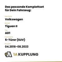 VW Tiguan II 5-Türer (SUV) 04.2016-08.2023 AD1 Westfalia-Automotive mit JAEGER Elektrosatz