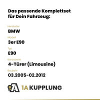 BMW 3er E90 4-Türer (Limousine) 03.2005-02.2012 E90 BRiNK Anhängerkupplung mit JAEGER Elektrosatz
