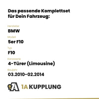 BMW 5er F10 4-Türer (Limousine) 03.2010-02.2014 F10 BRiNK Anhängerkupplung mit JAEGER Elektrosatz