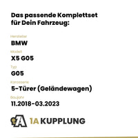 BMW X5 G05 5-Türer (Geländewagen) 11.2018-03.2023 G05 BRiNK Anhängerkupplung mit JAEGER Elektrosatz
