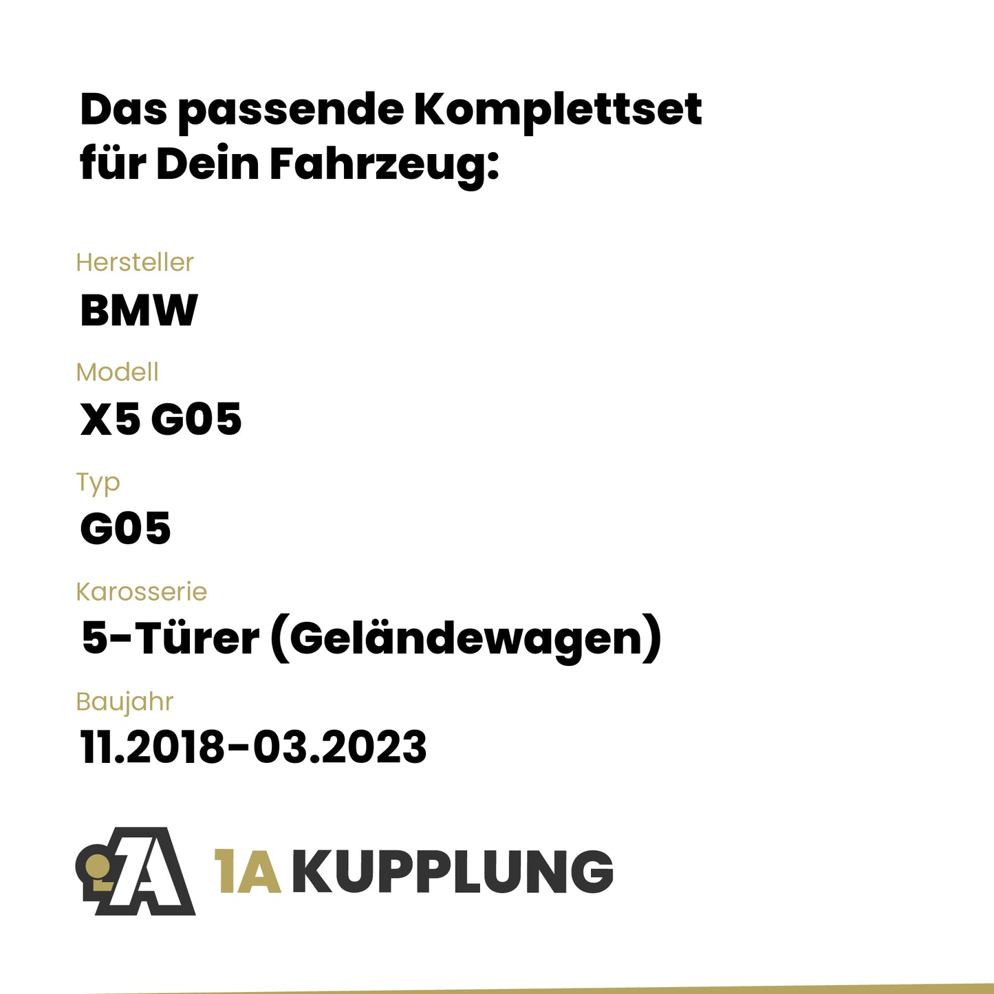 BMW X5 G05 5-Türer (Geländewagen) 11.2018-03.2023 G05 BRiNK Anhängerkupplung mit JAEGER Elektrosatz