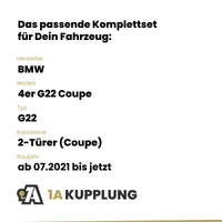 BMW 4er G22 Coupe 2-Türer (Coupe) ab 07.2021 G22 BRiNK Anhängerkupplung mit JAEGER Elektrosatz