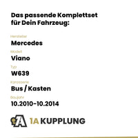 Mercedes Viano Bus / Kasten 10.2010-10.2014 W639 BRiNK Anhängerkupplung mit JAEGER Elektrosatz