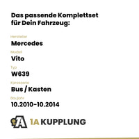 Mercedes Vito Bus / Kasten 10.2010-10.2014 W639 BRiNK Anhängerkupplung mit JAEGER Elektrosatz