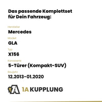 Mercedes GLA 5-Türer (Kompakt-SUV) 12.2013-01.2020 X156 BRiNK Anhängerkupplung mit JAEGER Elektrosatz