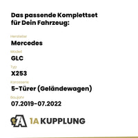 Mercedes GLC 5-Türer (Geländewagen) 07.2019-07.2022 X253 BRiNK Anhängerkupplung mit JAEGER Elektrosatz