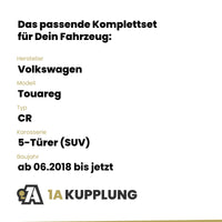VW Touareg 5-Türer (SUV) ab 06.2018 CR BRiNK Anhängerkupplung mit JAEGER Elektrosatz