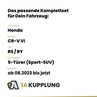 Honda CR-V VI 5-Türer (Sport-SUV) ab 08.2023 RS / RY BRiNK Anhängerkupplung mit JAEGER Elektrosatz