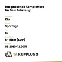 Kia Sportage 5-Türer (SUV) 08.2010-12.2015 SL BRiNK Anhängerkupplung mit JAEGER Elektrosatz